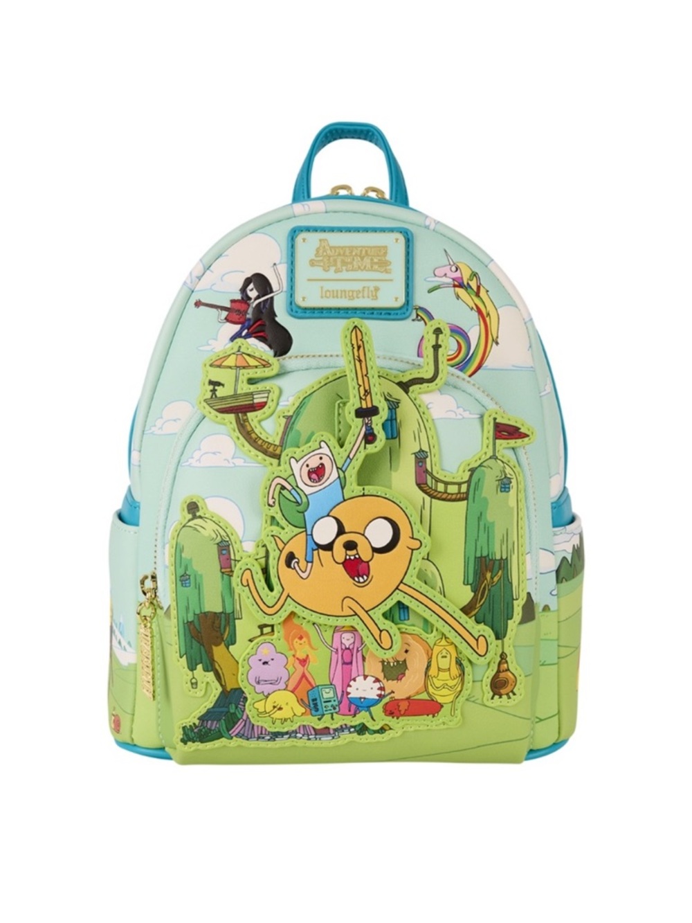 NWT Loungefly Adventure Time Characters Exclusive Mini Backpack